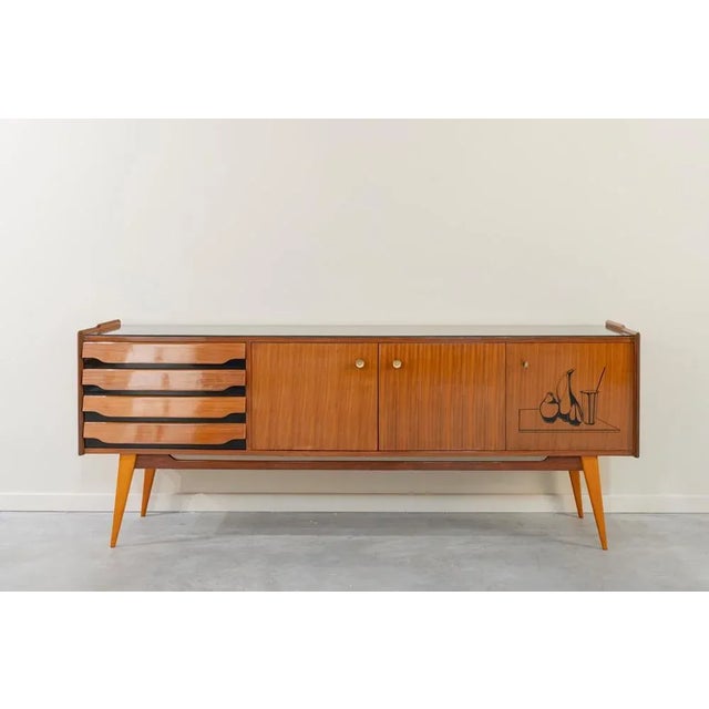 Mid-Century Italian Sideboard, 1950s For Sale - Image 11 of 11