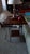 Wood Solid Walnut Side Table, Two-Tier End Table Nightstand, Forged Steel Base, Small Bedside Table For Sale - Image 7 of 7