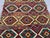 4' X 5'10" Afghan Chobi Khorjin Geometric Wool Kilim Rug For Sale - Image 10 of 17