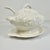 Mid-Century Hollywood Regency Coastal Cream Ware Iris Motif Ironstone Soup Tureen - 3 Piece.Set For Sale - Image 13 of 18