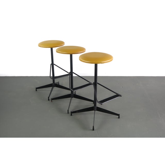 Atomic Vintage Costco Bar Stools Set Of 3 Chairish