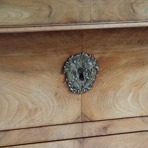 Antique Louis-Philippe Chest of Drawers with Black Marble Top, 1850 For Sale - Image 12 of 18