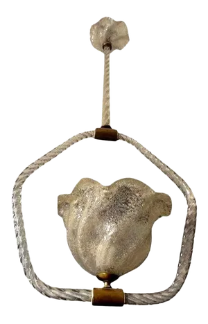 Venini Style Murano Glass Lantern or Chandelier