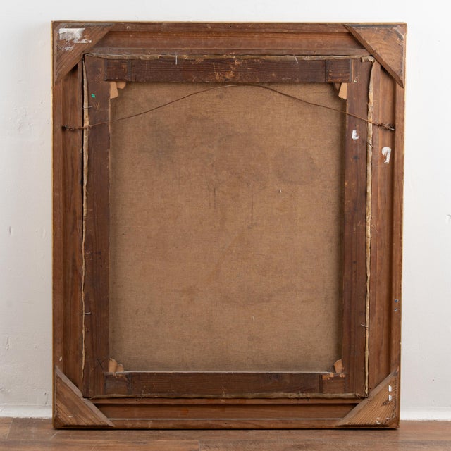 19th Century Danish Still Life Original Oil on Canvas Painting of Fruit in Basket For Sale - Image 9 of 9