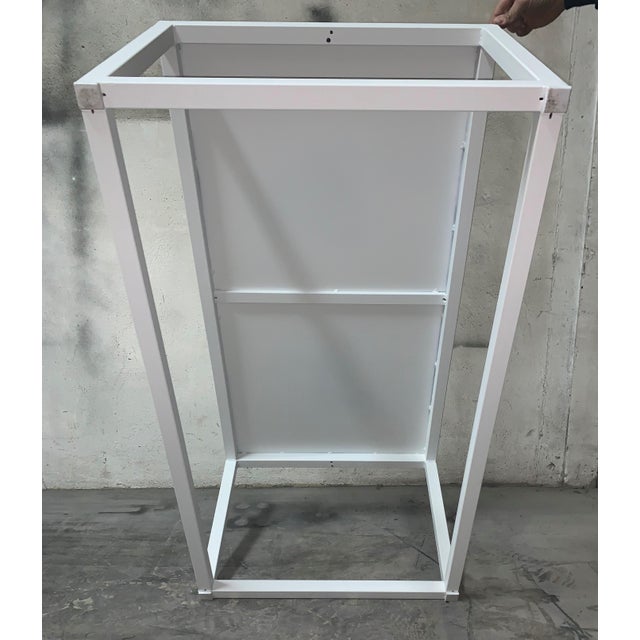 New Modern Iron Rectangular Table, Indoor or Outdoor For Sale - Image 11 of 18