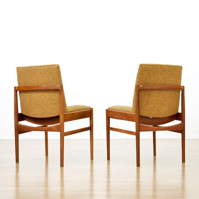 1960s Set of Eight Mid Century Dining Chairs Attributed Beithcraft of Scotland For Sale - Image 9 of 14
