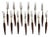 Mid-Century Danish Modern Stainless Steel Appetizer Forks – Set of 13 For Sale