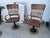Antique Oak Courtroom Juror Chairs Set of 3 Cast Iron Base Early 1900s For Sale - Image 11 of 18
