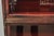 Red Vintage Industrial Steel Metal Faux Woodgrain Painted Stack Barrister Bookcase For Sale - Image 8 of 18