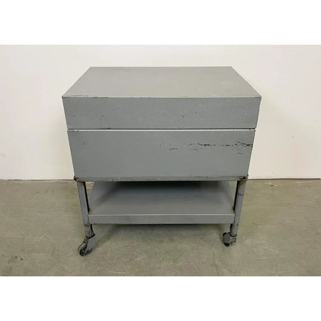 Industrial Grey Trolley, 1960s For Sale - Image 10 of 13