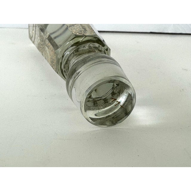 1920s Bohemian Moser Antique Amethyst and Gold Art Deco Crystal Decanter For Sale - Image 9 of 10