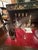 Jacobean Style Tapestry Covered Desk on Barley Twist Base For Sale - Image 15 of 17