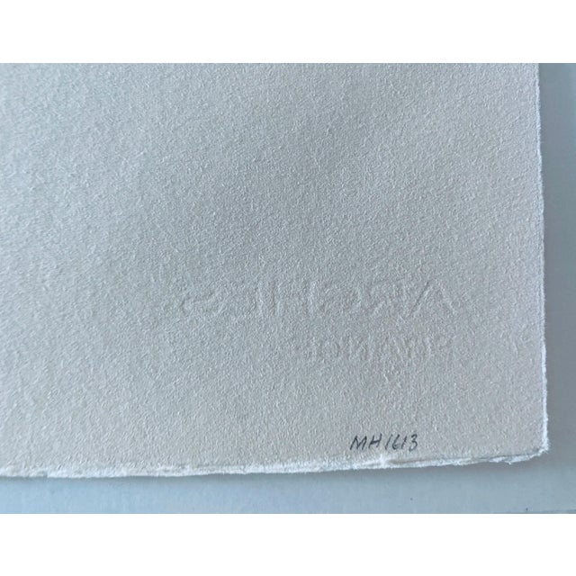 Printmaking Materials Anna Ticho, German Israeli Expressionist Abstract Bush in Judea Lithograph For Sale - Image 7 of 8