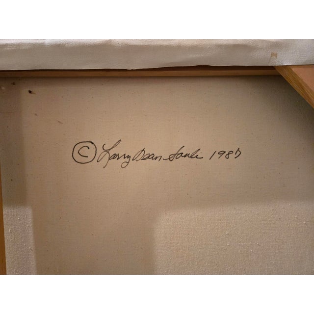 Abstract Untitled Painting by Larry Dean Soule 1987 For Sale - Image 3 of 3