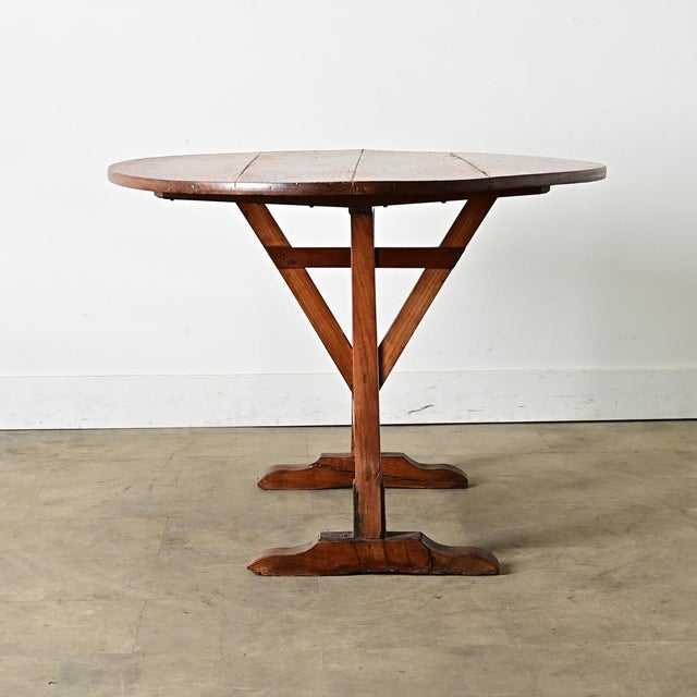 French 19th Century Walnut Wine Taster's Table For Sale - Image 15 of 15