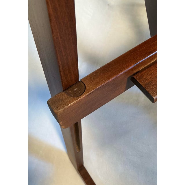 1966 Vintage Aldo Jacober Trieste Slatted Wood Folding Chairs - Set of 2 For Sale - Image 9 of 12