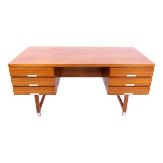 Teak Desk from Eigil Petersens Mobelfabrik, Denmark, 1960s For Sale
