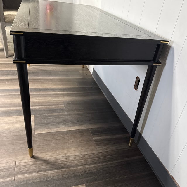 Traditional Arteriors Jobe Desk in Ebony For Sale - Image 3 of 3