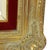Vintage Baroque Style Gilt Frame in Red Velvet For Sale - Image 12 of 18