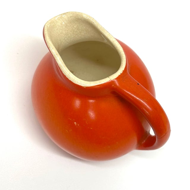 Mid 20th Century Mid 20th Century Eclectic Citrus Motif Ceramic Pitcher Curation - Set of 3 For Sale - Image 5 of 8