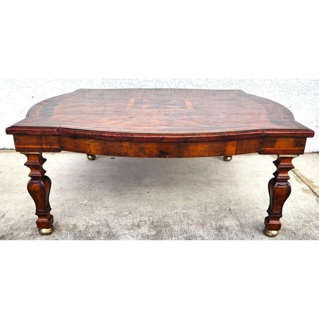 Italian Cocktail Coffee Table by Decorative Crafts Italy For Sale - Image 10 of 17
