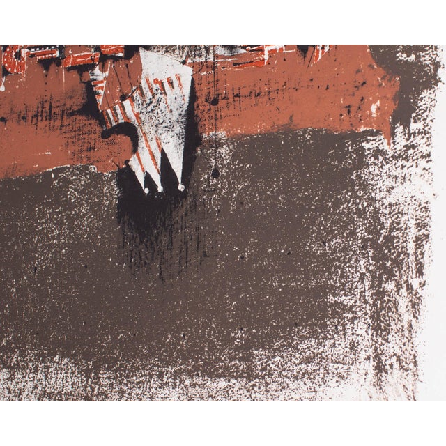 Limited Edition Abstract Lithograph "Sao Paulo” by Johnny Friedlaender For Sale - Image 9 of 9