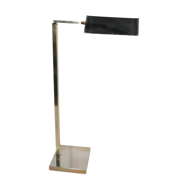 Mid 20th Century Adjustable Pharmacy Style Floor Lamp Attributed to Koch & Lowy For Sale - Image 10 of 18