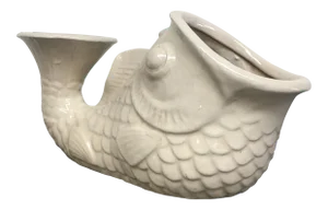 1950s Vintage Koi Fish Planter