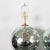 Vintage Pair of Blue-Tinted Spherical Mercury Glass Lamps For Sale In New York - Image 6 of 8