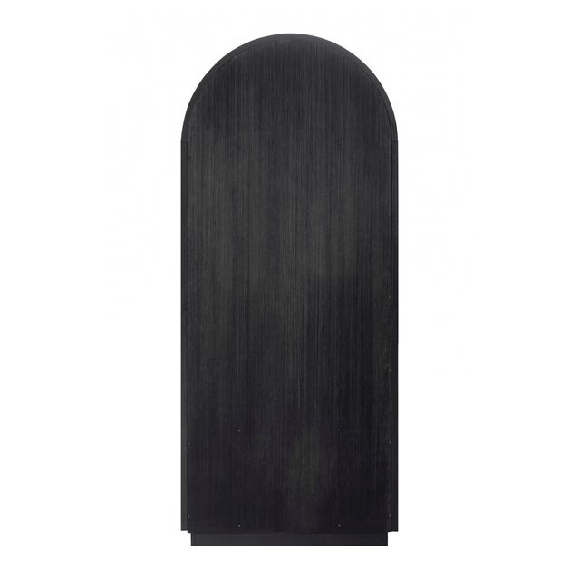 2020s Marlow Black Wood Bookcase with File Drawer For Sale - Image 5 of 9