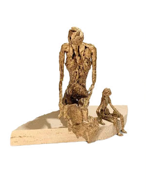 Fero Carletti - Call - Original Metallic Sculpture - 2020