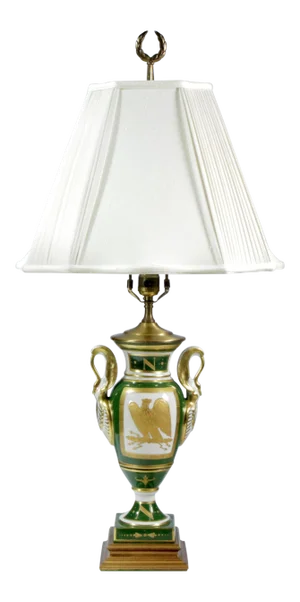 Late 19th Century French Napoleonic Lamp Style of Sèvres