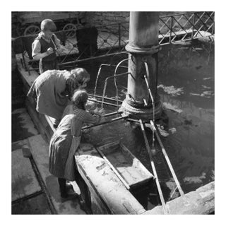 Children Drinking Water From Fountain Heidelberg, Germany 1936, Printed 2021 For Sale