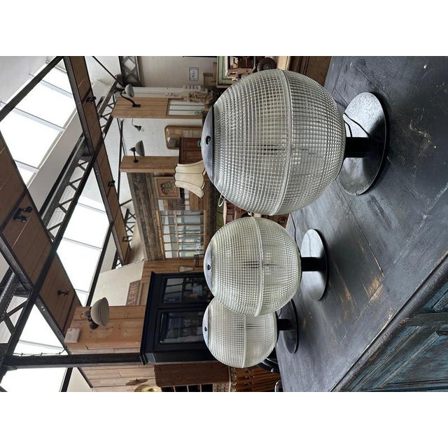 Lamps from Holophane, 1970s, Set of 3 For Sale - Image 4 of 16