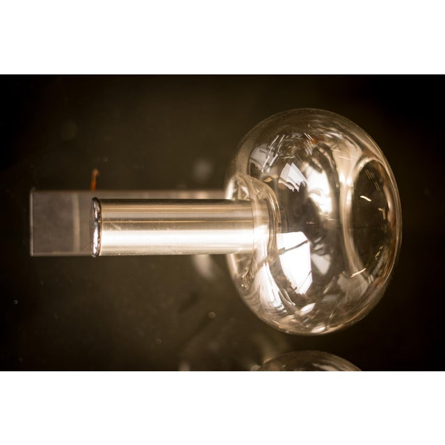 Gray Wall Lights attributed to Goffredo Reggiani for Sciolari, 1970s, Set of 5 For Sale - Image 8 of 13