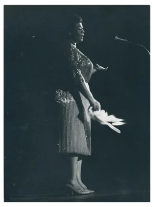 Ella Fitzgerald on Stage, 20th Century, Photograph