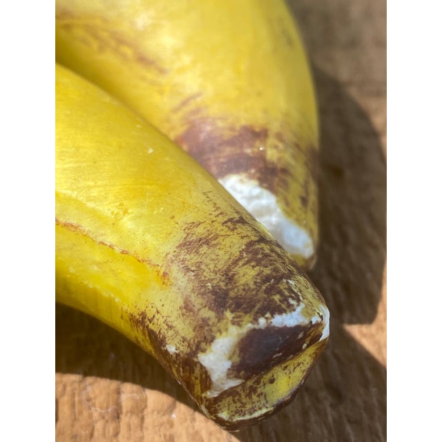 Andy Warhol-Style Carved Alabaster Banana Sculptures, Set of 2 For Sale - Image 12 of 12