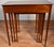 Wood 1920 Antique English Regency Mahogany Inlaid Set of 4 Nesting Tables For Sale - Image 7 of 8