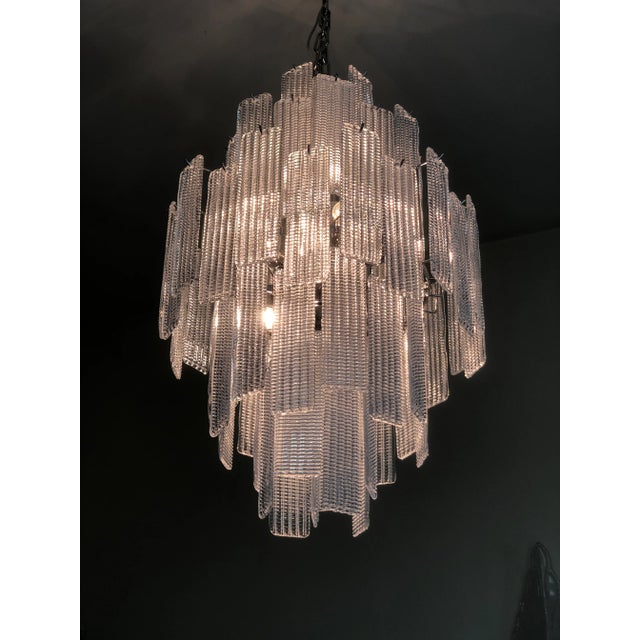 Contemporary Modern "Listelli" Murano Glass Sputnik Chandelier For Sale - Image 11 of 13