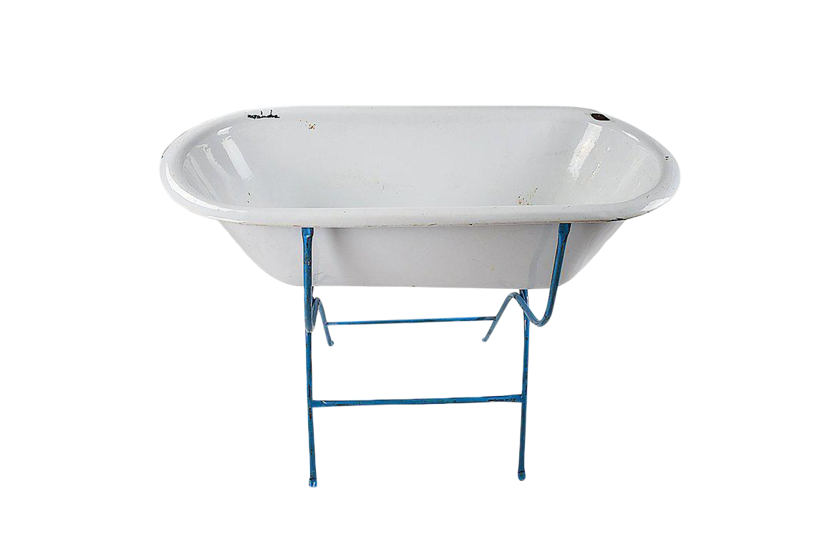 antique baby tub