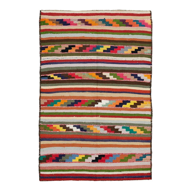 Galerie Shabab Collection Mid-20th Century Persian Flatweave Kilim Rug For Sale