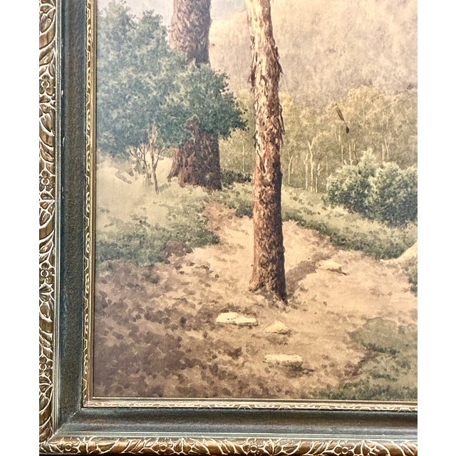 Australian 19th-Century Mountain Landscape by Henry Tebbitt (1852–1927) For Sale In San Francisco - Image 6 of 10