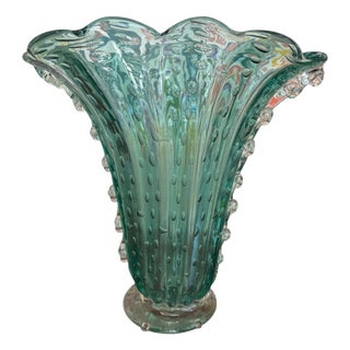 Murano Glass Vase from Barovier & Toso, 1950s For Sale