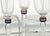 Stemmed Flute Glasses in Murano Glass with Cobalt and Gold Accents by Cenedese, 1980s, Set of 6 For Sale - Image 9 of 18
