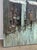 Rainy Cityscape Oil Painting Brutalist Impasto Figurative Street Scene For Sale - Image 10 of 10