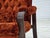 Danish Lounge Chair in Velour and Bent Oak, 1970s For Sale - Image 12 of 18