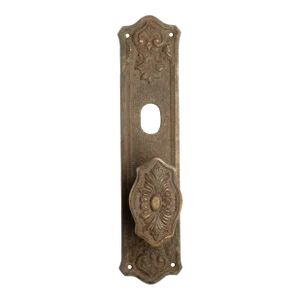 Vintage Victorian Bronze Dummy Door Knob Set