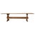 Brown Large Antique Trestle Dining Table in Pine, 1860 For Sale - Image 8 of 8