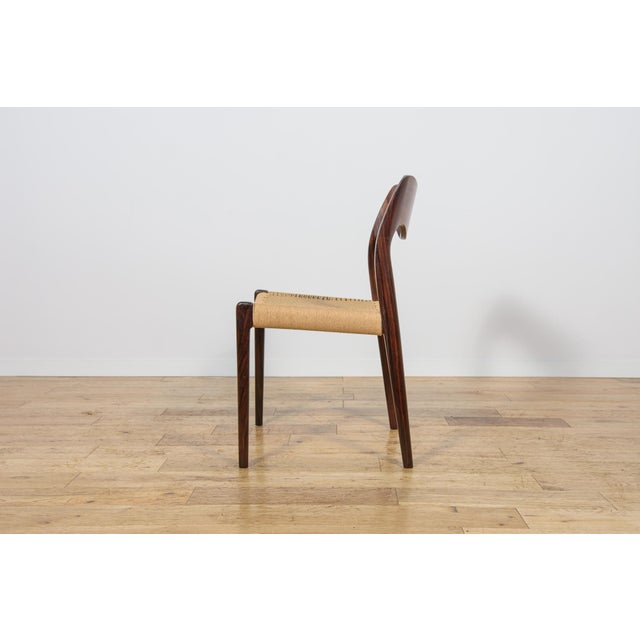 Mid-Century Model 71 Dining Chairs in Rosewood by Niels Moller from J.L. Møllers, 1960s, Set of 4 For Sale - Image 9 of 18