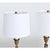 Brass Vintage French Marble Obelisk Lamps - a Pair For Sale - Image 8 of 9